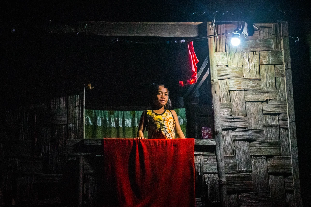 Local leader Fe Baldoza shares how PIN’s solar power brought light and music to her small disconnected community in the Philippines