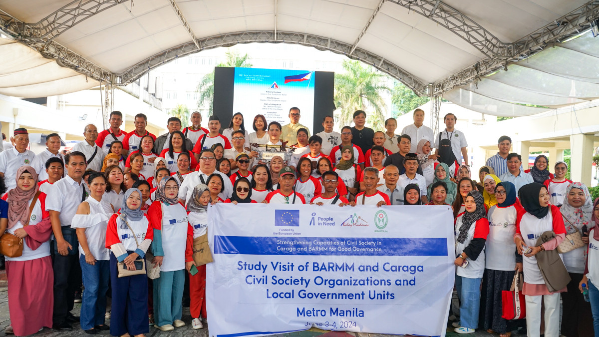 Civil Society Organizations and Local Government Units of Caraga and BARMM together with the city officials of Quezon City.