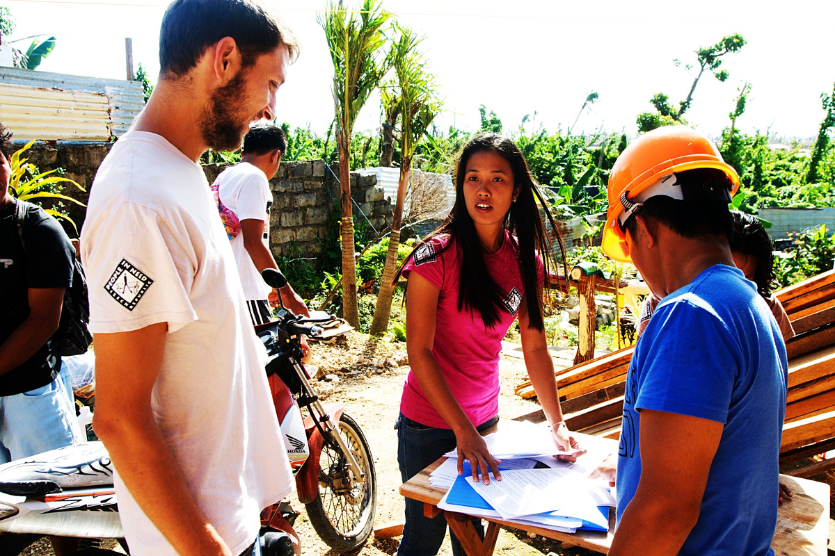 A Typhoon ravaged the Philippines a year ago, since then we helped 75,000 people